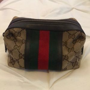 Gucci makeup bag